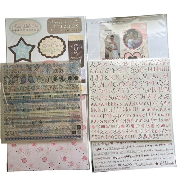 Sandra Lee Semi-Homemade Scrapbook Kit W/ Album & Accessories *READ - Picture 9 of 13